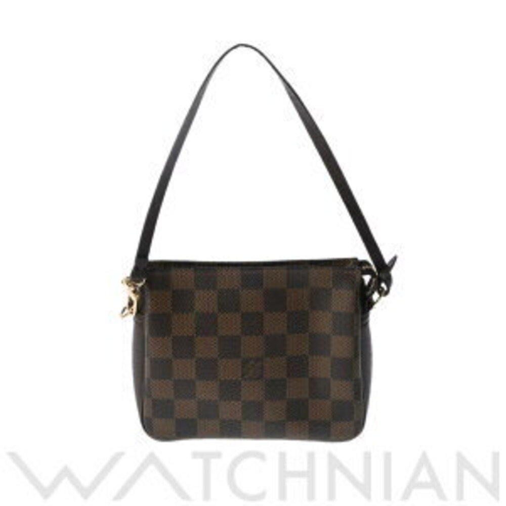 Louis Vuitton Damier Trousse Makeup Brown Canvas Accessory Pouch